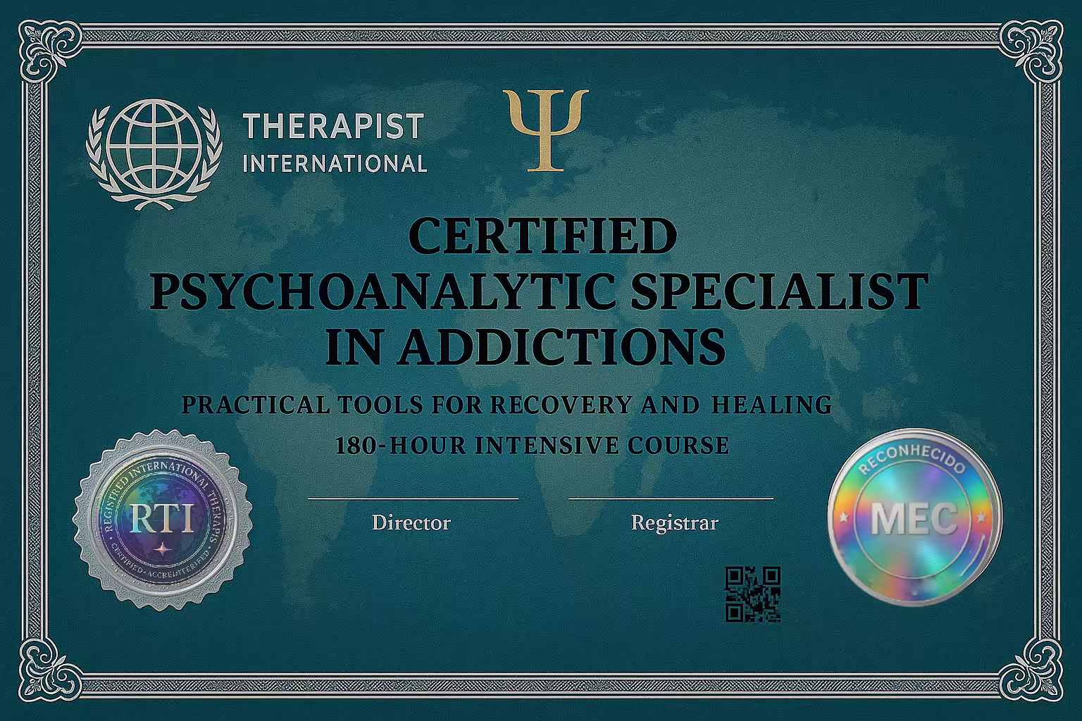 Addictions specialization certificate